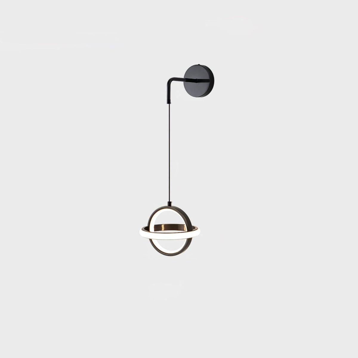 Aplique de parede oval Vivianne moderno e minimalista em latão