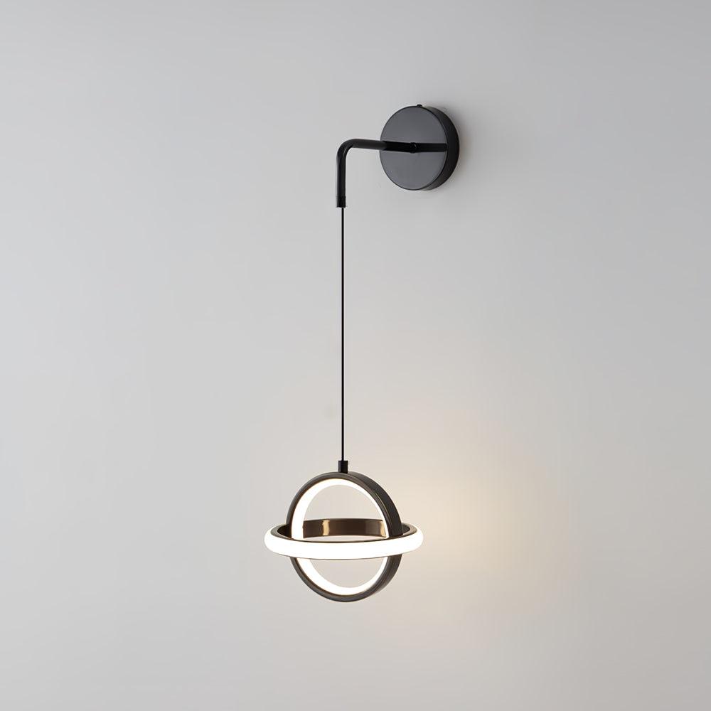 Aplique de parede oval Vivianne moderno e minimalista em latão