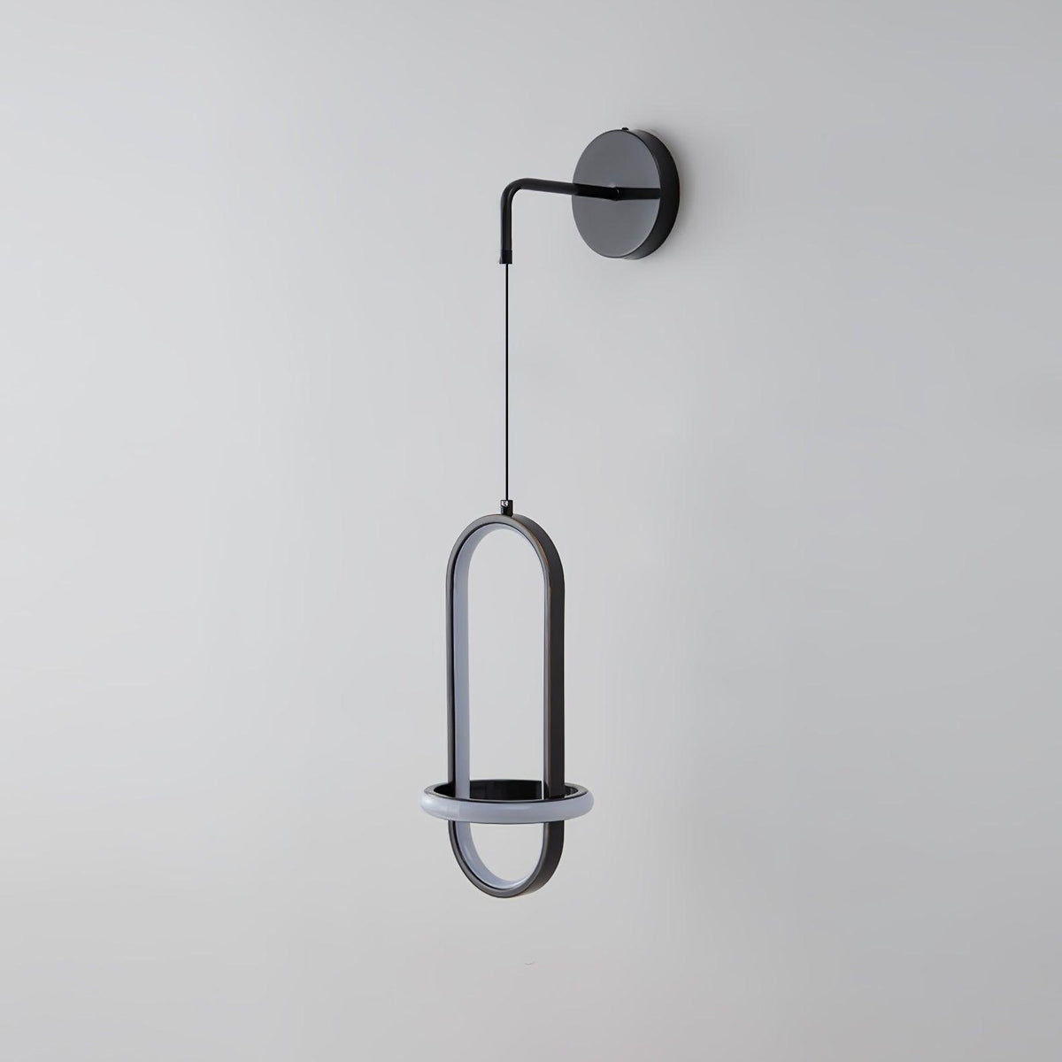 Aplique de parede oval Vivianne moderno e minimalista em latão