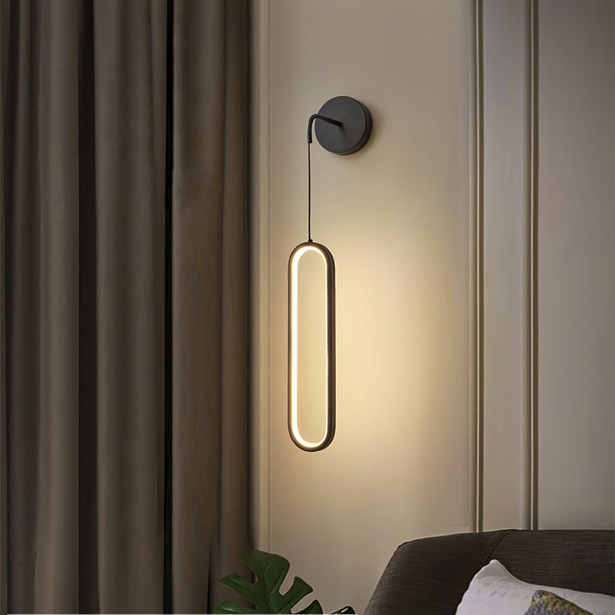 Candeeiro de parede LED em latão Solisenne Aven