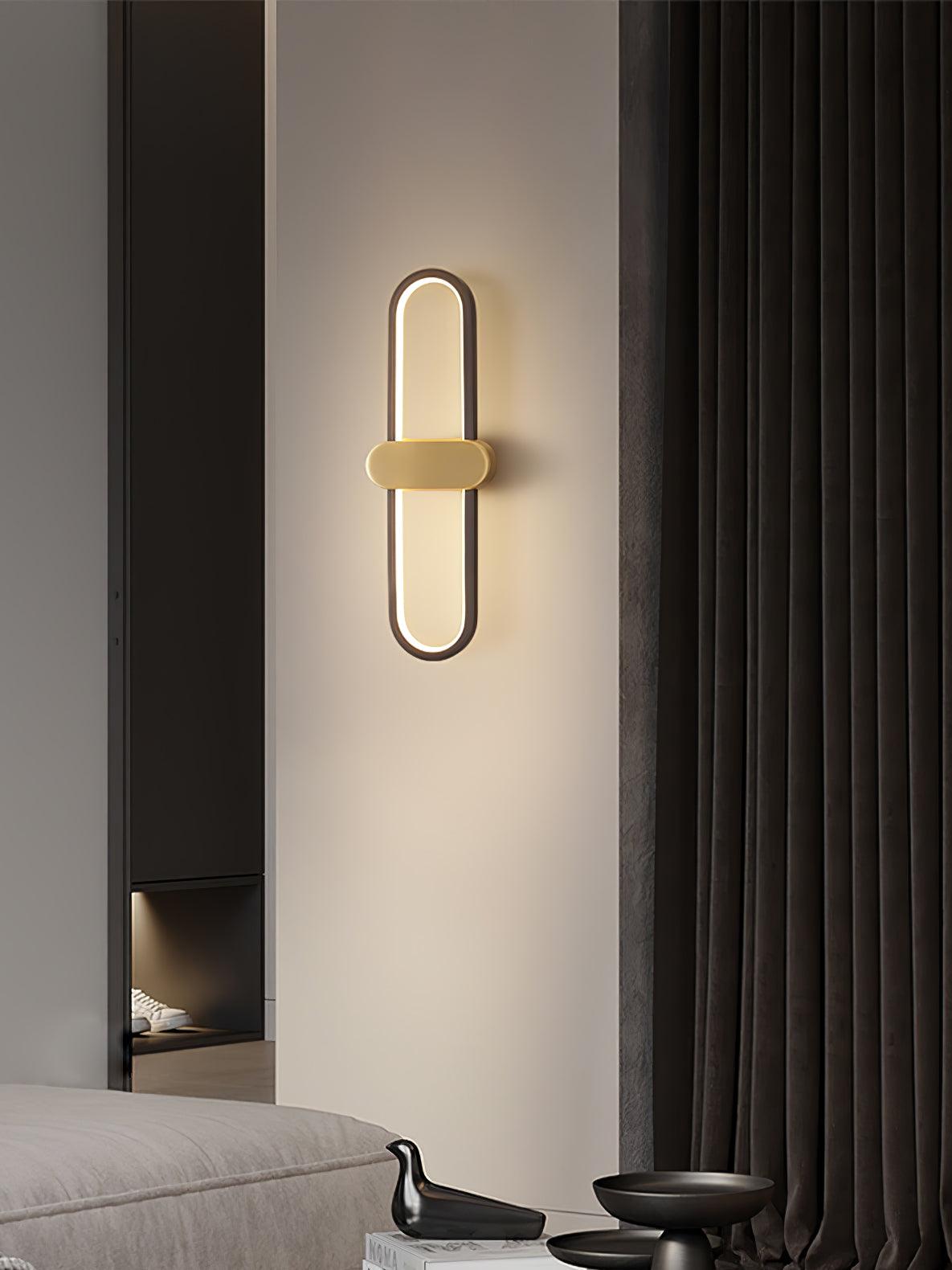 Avelon oval LED-vägglampa