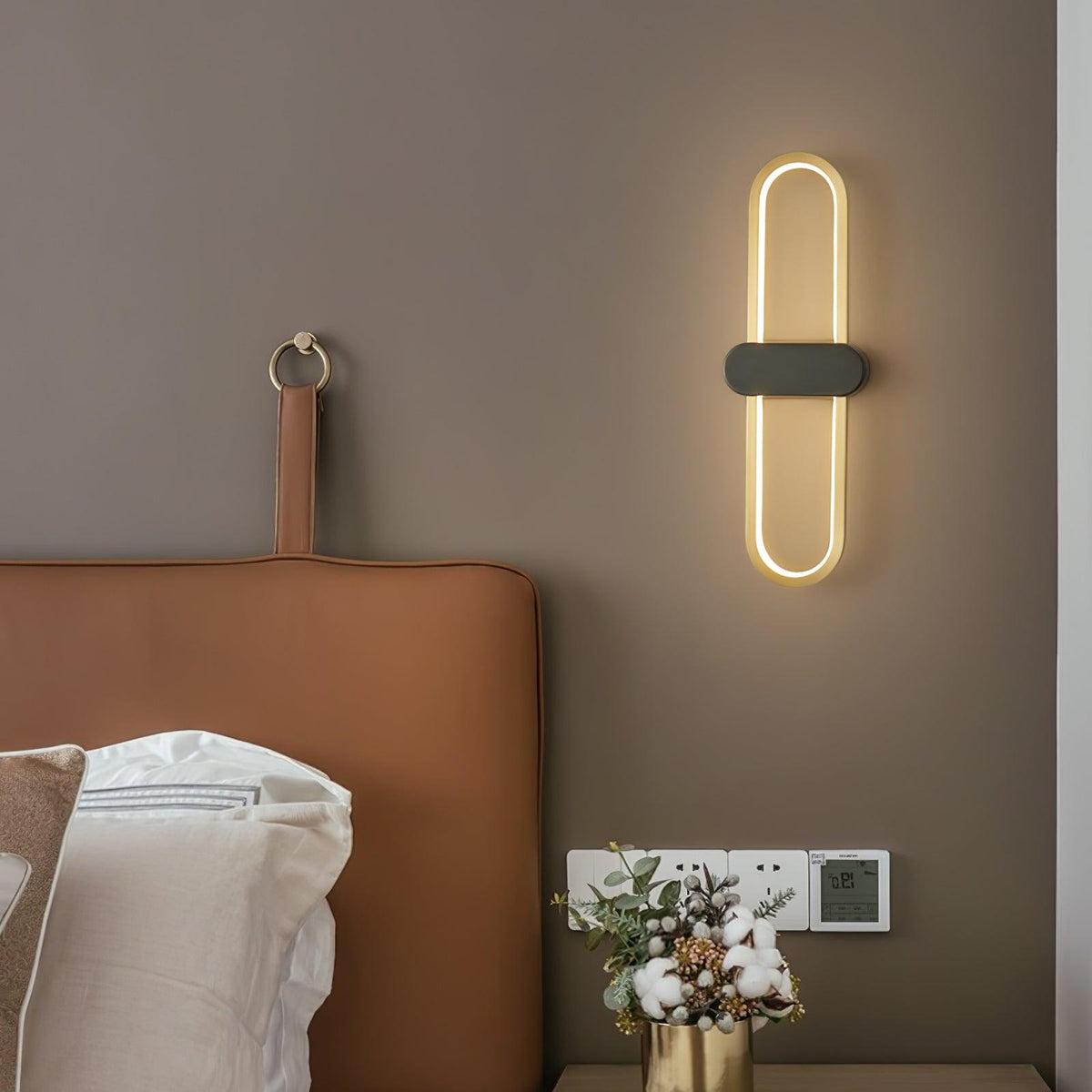Avelon oval LED-vägglampa
