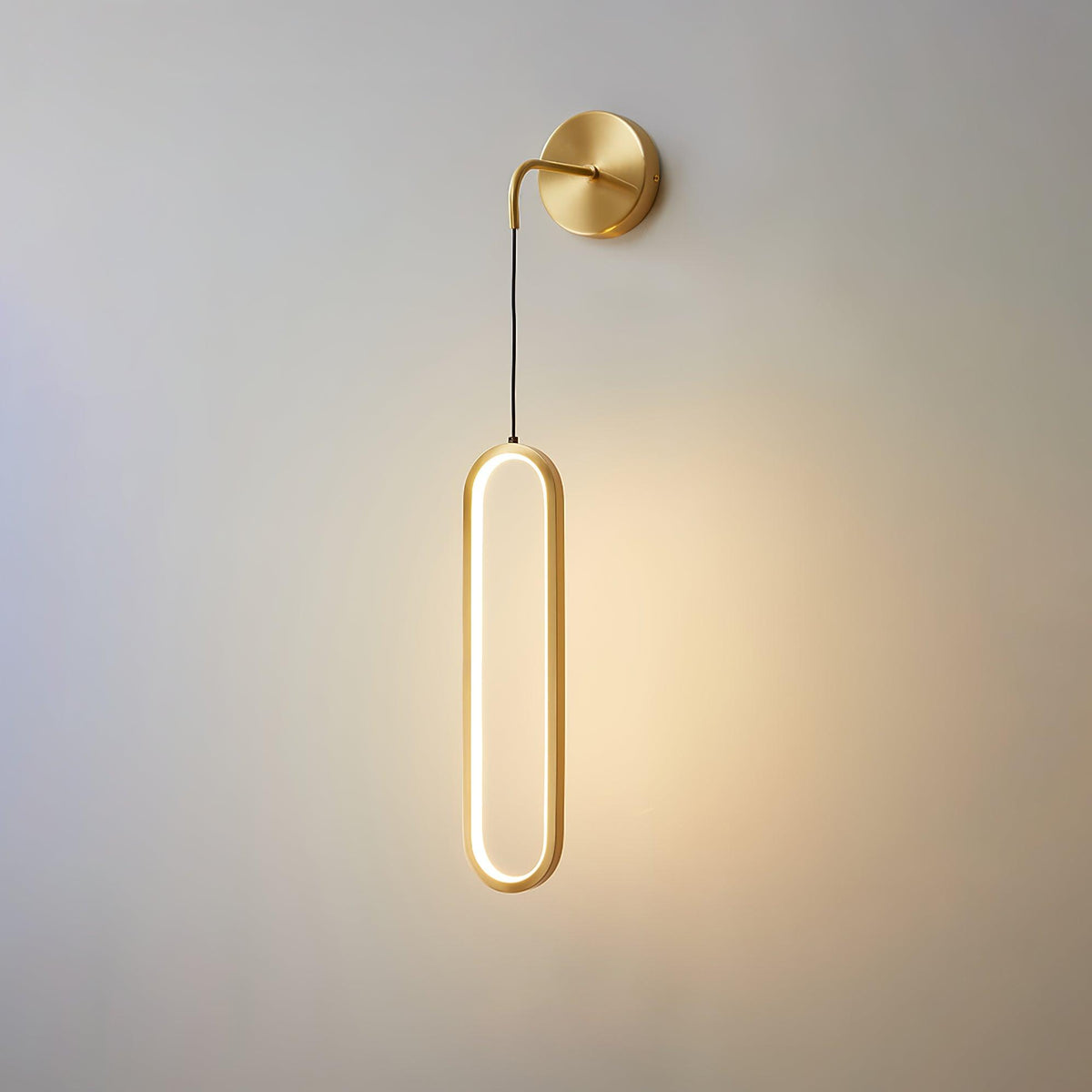 Candeeiro de parede LED em latão Solisenne Aven