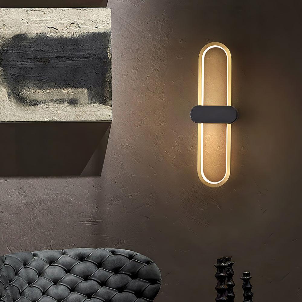 Avelon oval LED-vägglampa