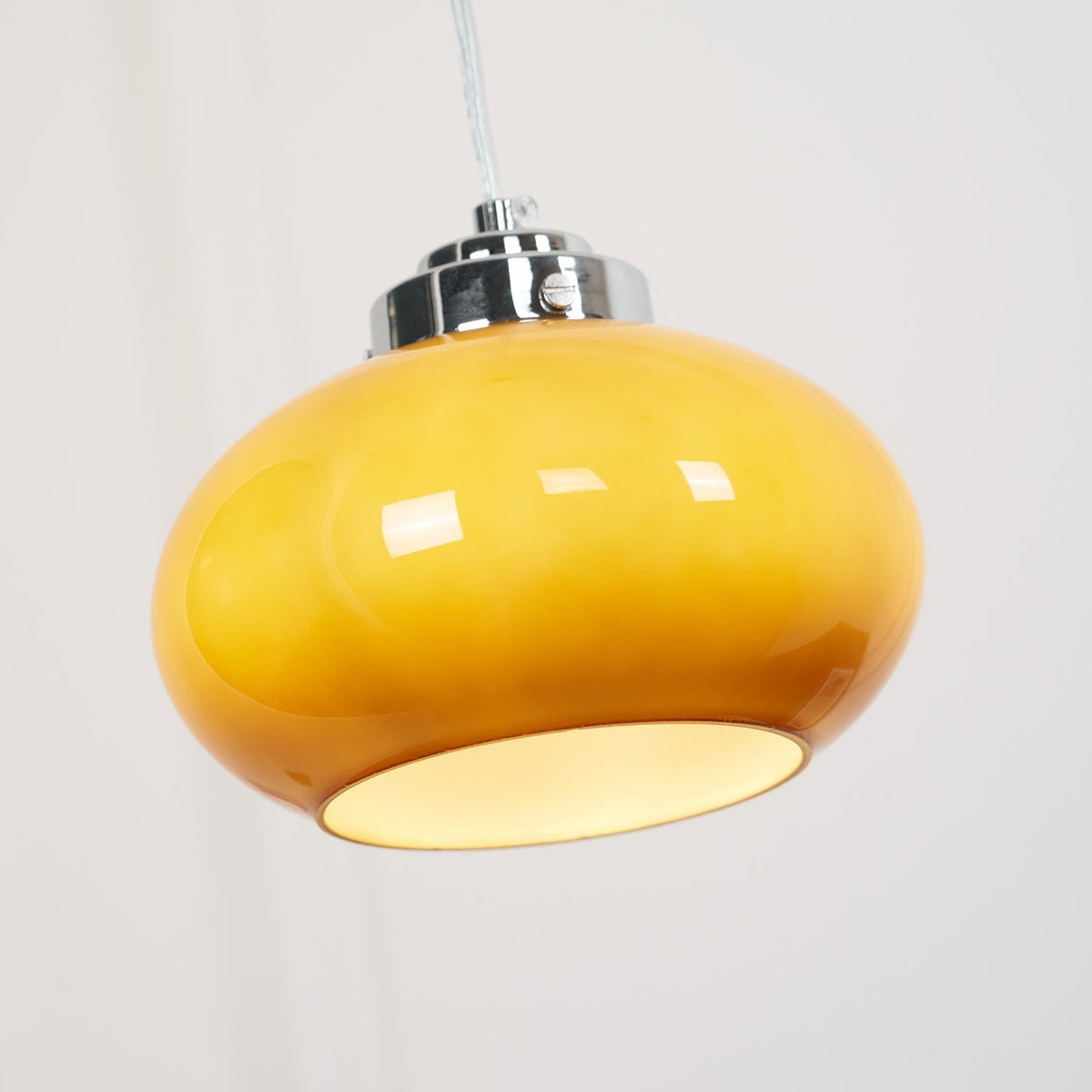 Tavira retro-pendellampe i glas