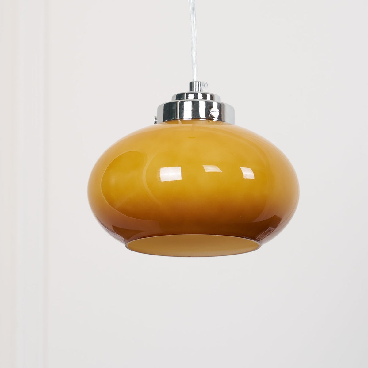 Tavira retro-pendellampe i glas