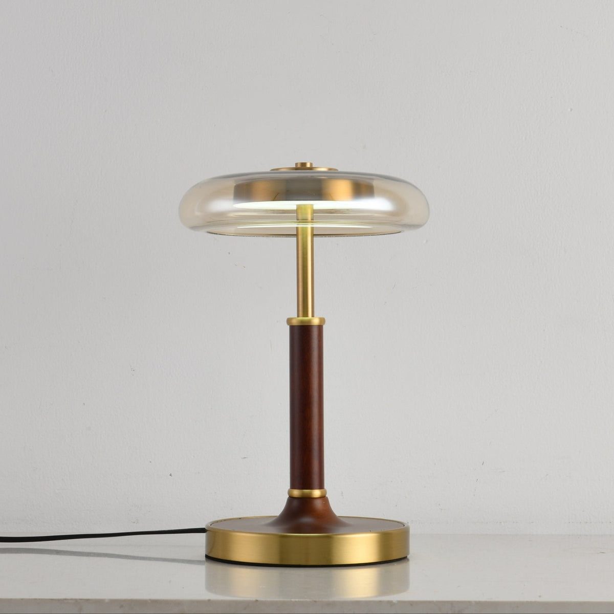 Layla vintagebordlampe i glas