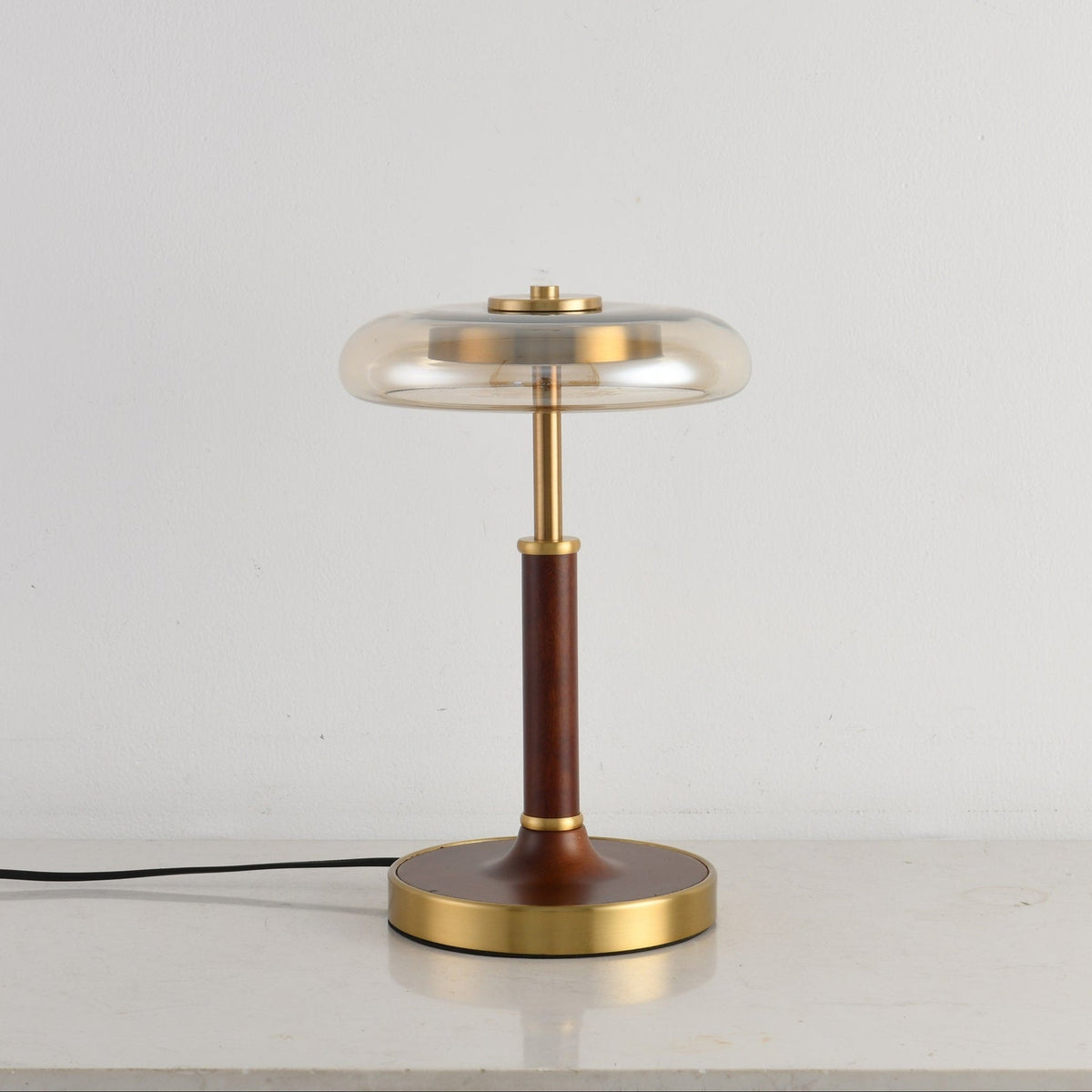 Layla vintagebordlampe i glas