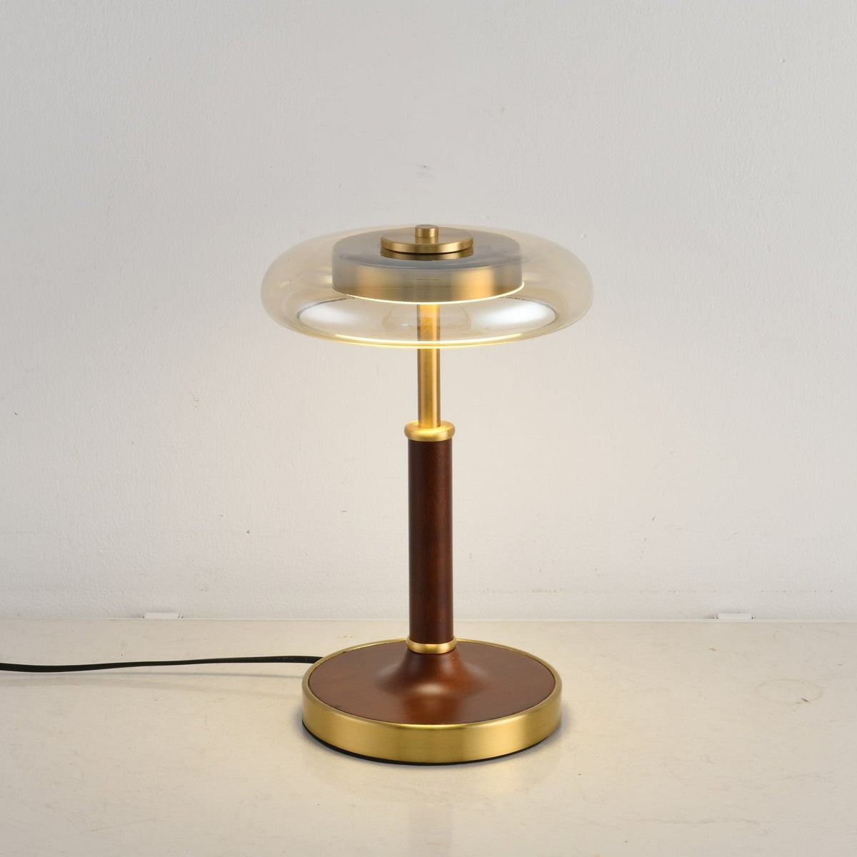 Layla vintagebordlampe i glas