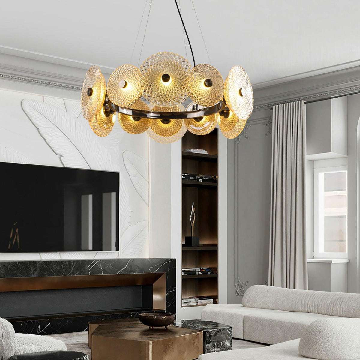Zeveleth postmodern lyxig konstnärlig kristallkrona