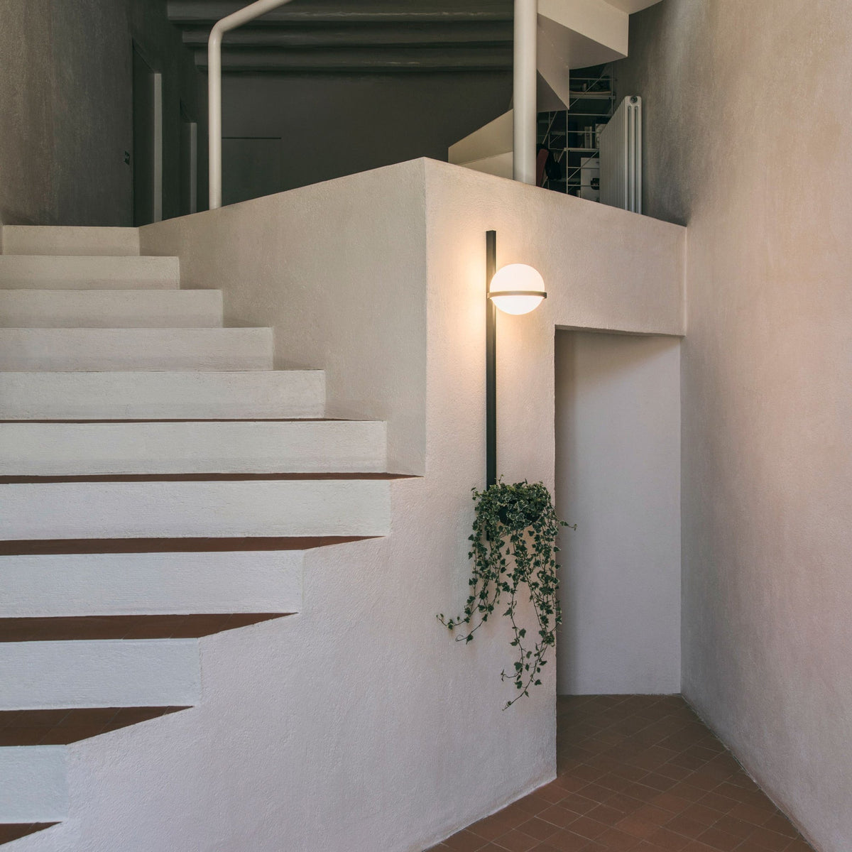 Modern minimalistisk vägglampa Elmarisra