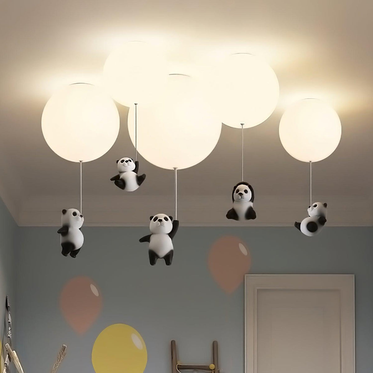 Yrath elegant pandaglas-loftlampe