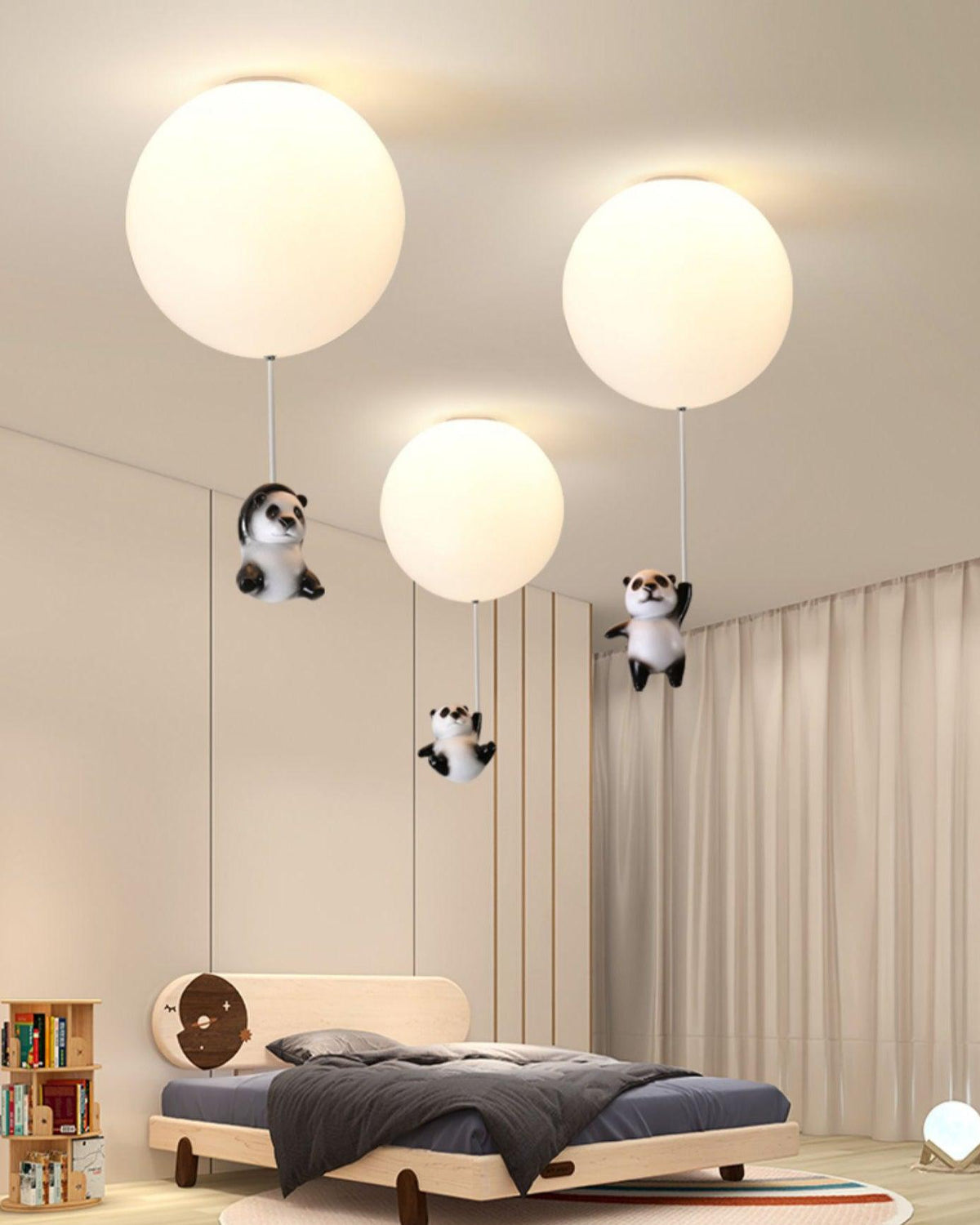 Yrath elegant pandaglas-loftlampe
