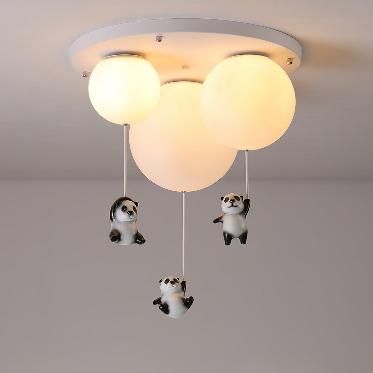 Yrath elegant pandaglas-loftlampe