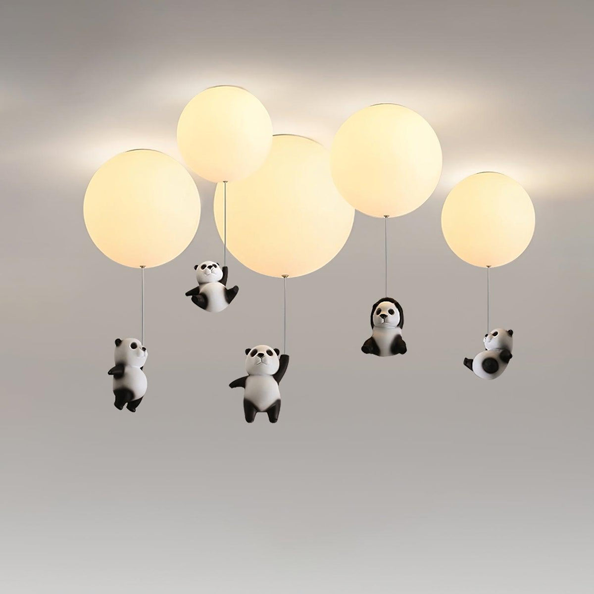 Yrath elegant pandaglas-loftlampe