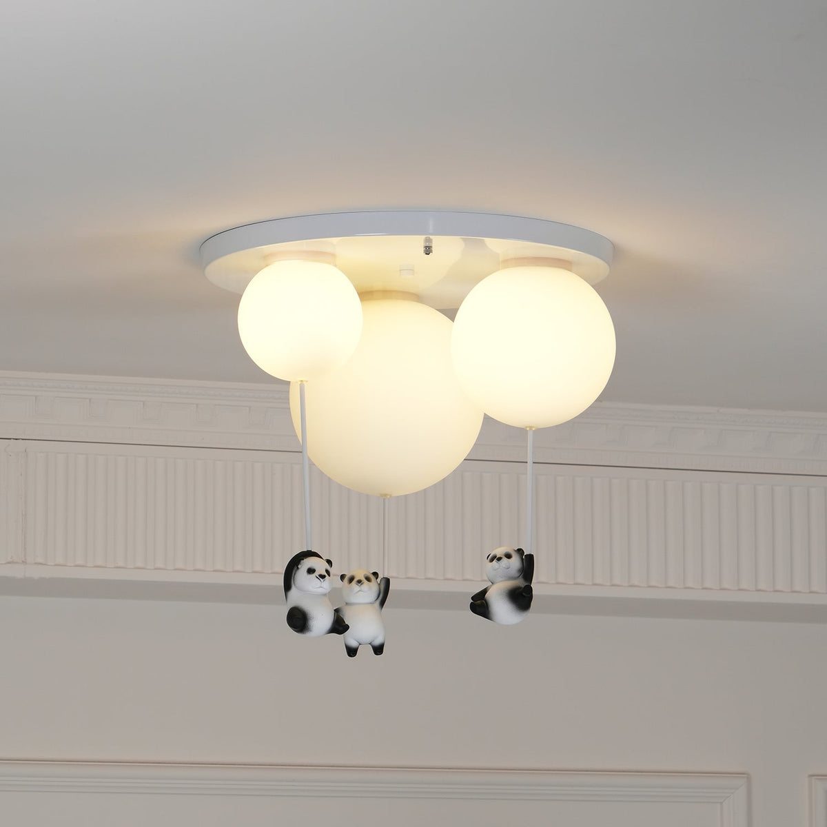 Yrath elegant pandaglas-loftlampe