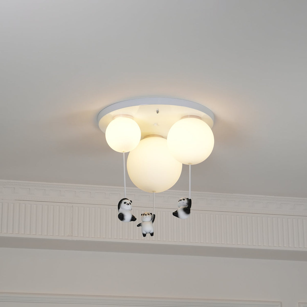 Yrath elegant pandaglas-loftlampe