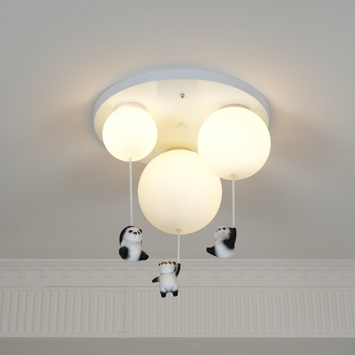 Yrath elegant pandaglas-loftlampe