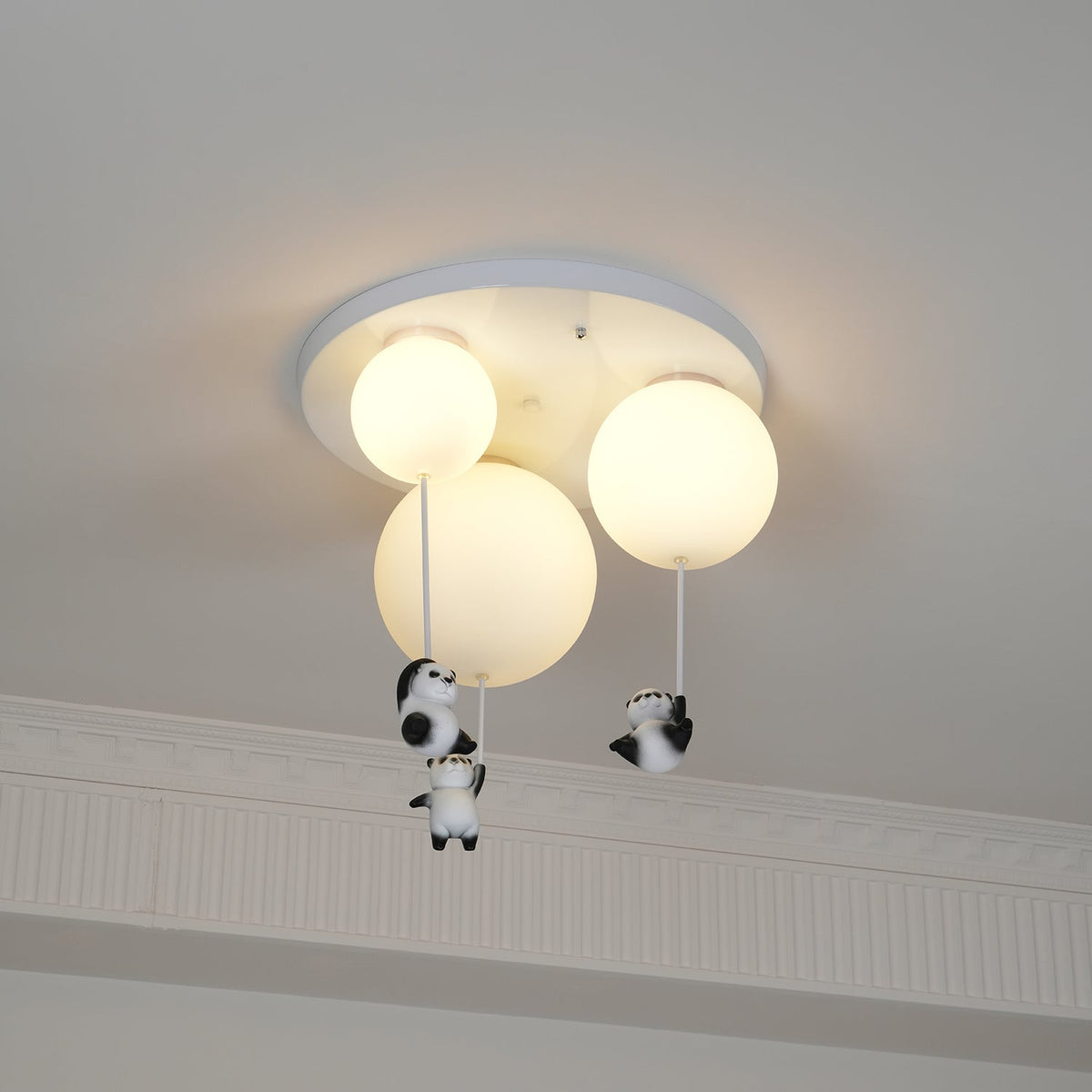 Yrath elegant pandaglas-loftlampe