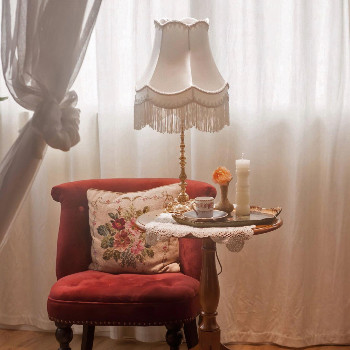 Octavia vintage-bordlampe