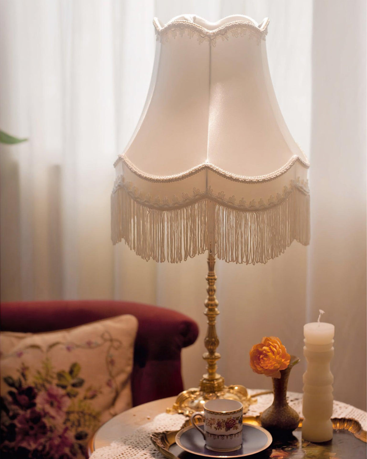 Octavia vintage-bordlampe