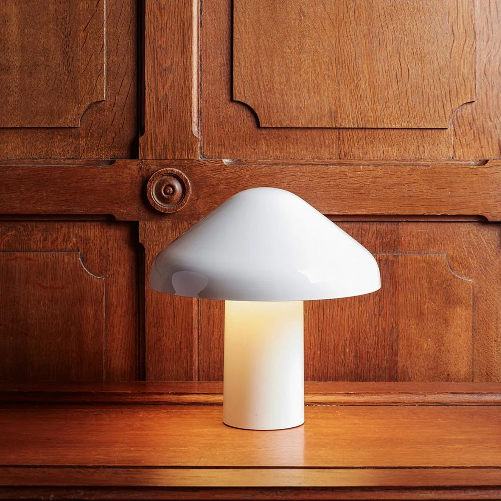Glorange transportabel bordlampe