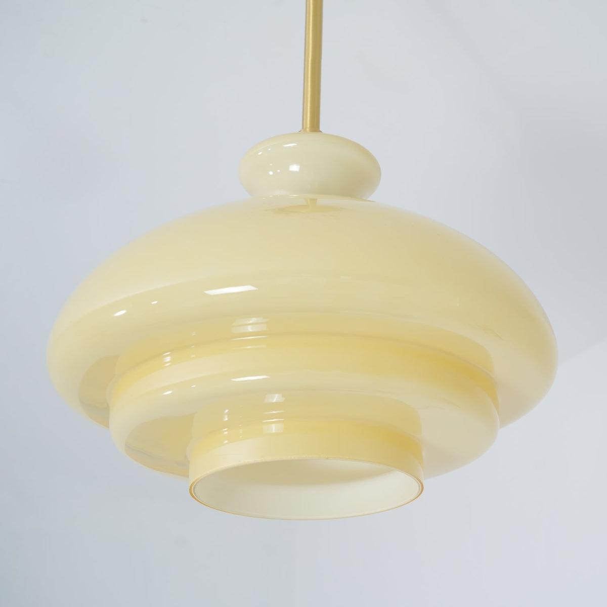 Sunbeam nútímalegur glerhengilampi