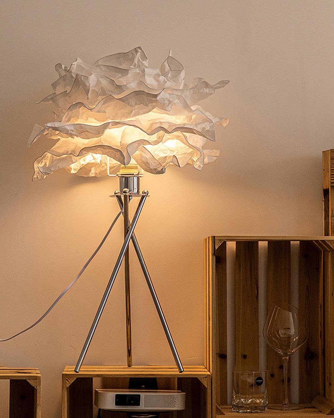 peony modern bordslampa i papper
