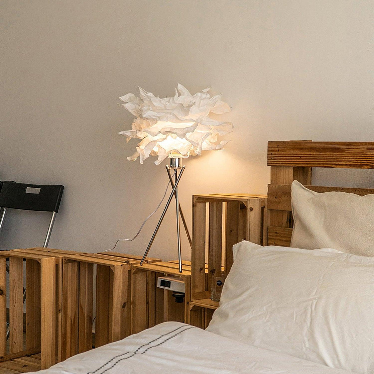 peony modern bordslampa i papper