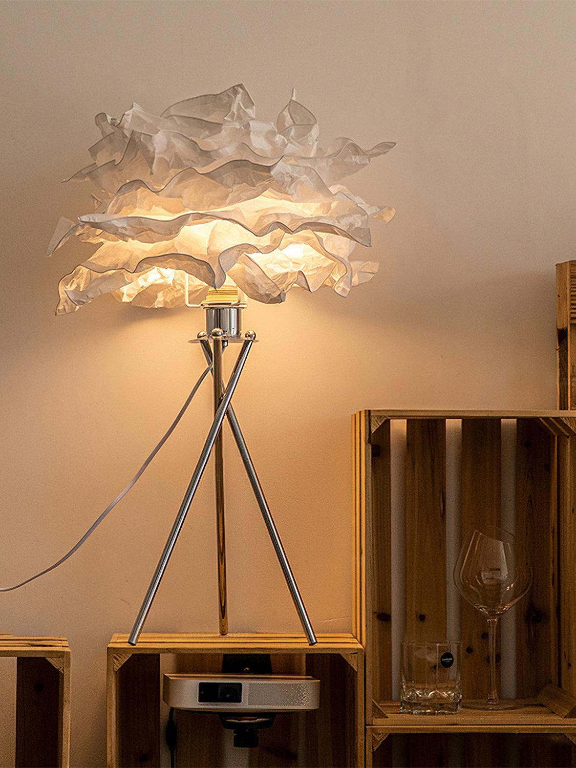 peony modern bordslampa i papper