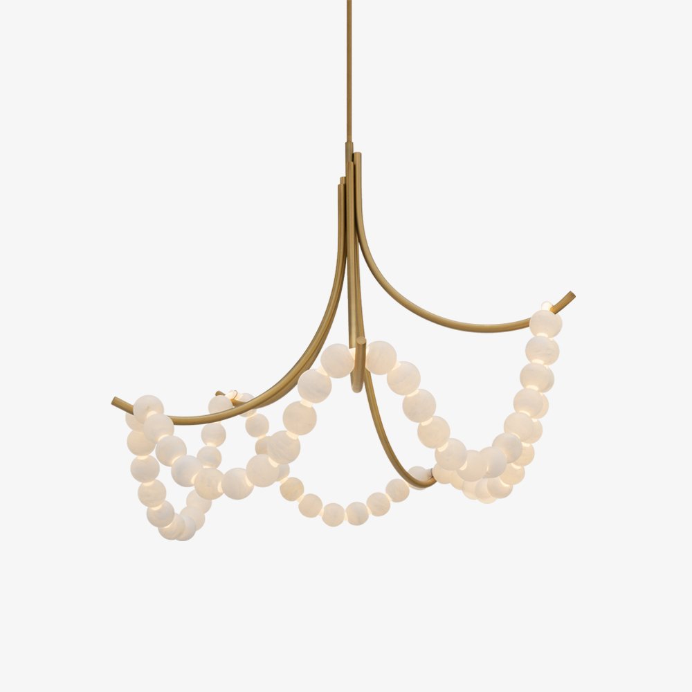 Candeeiro de lustre em alabastro Parel