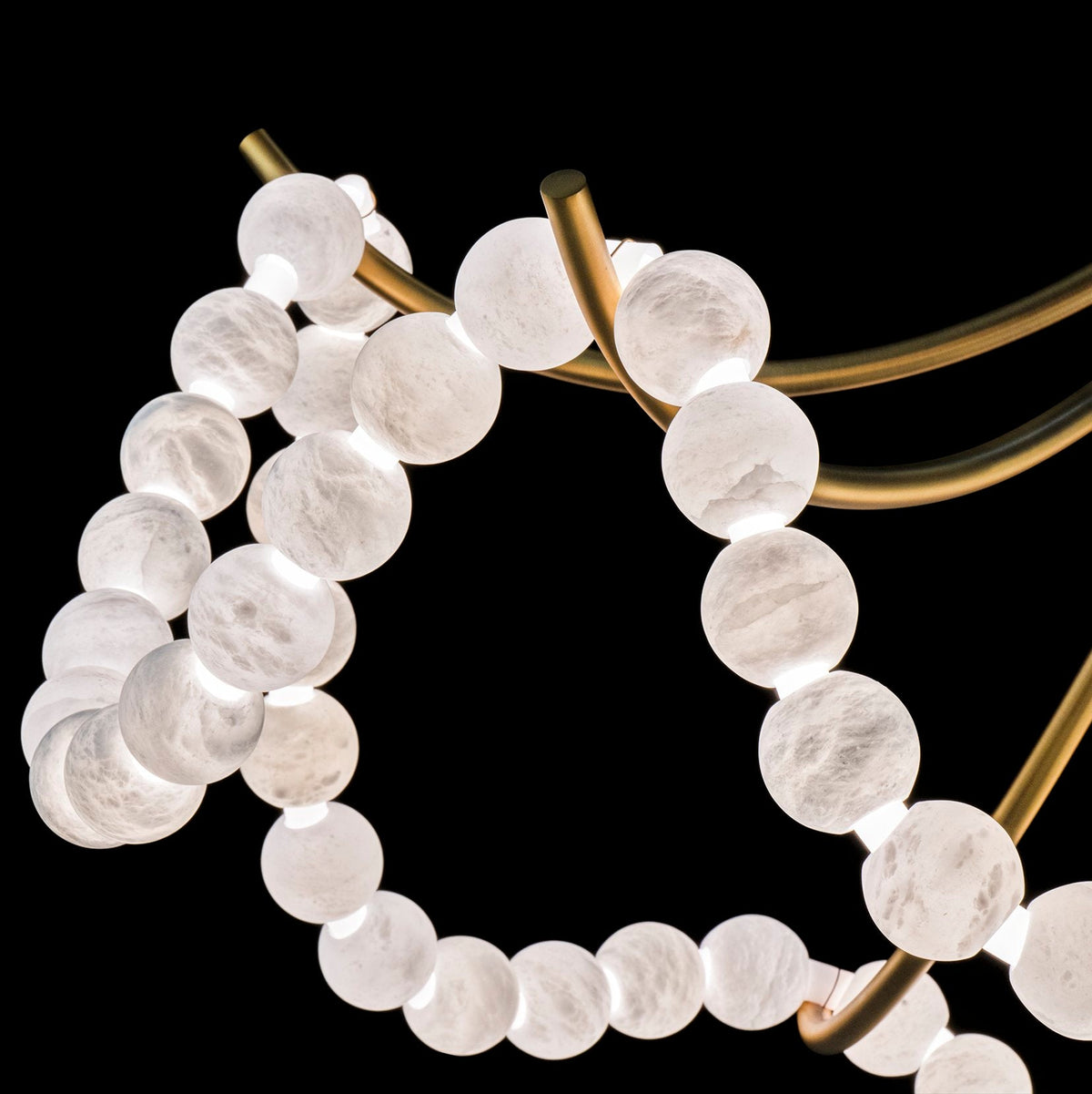 Candeeiro de lustre em alabastro Parel