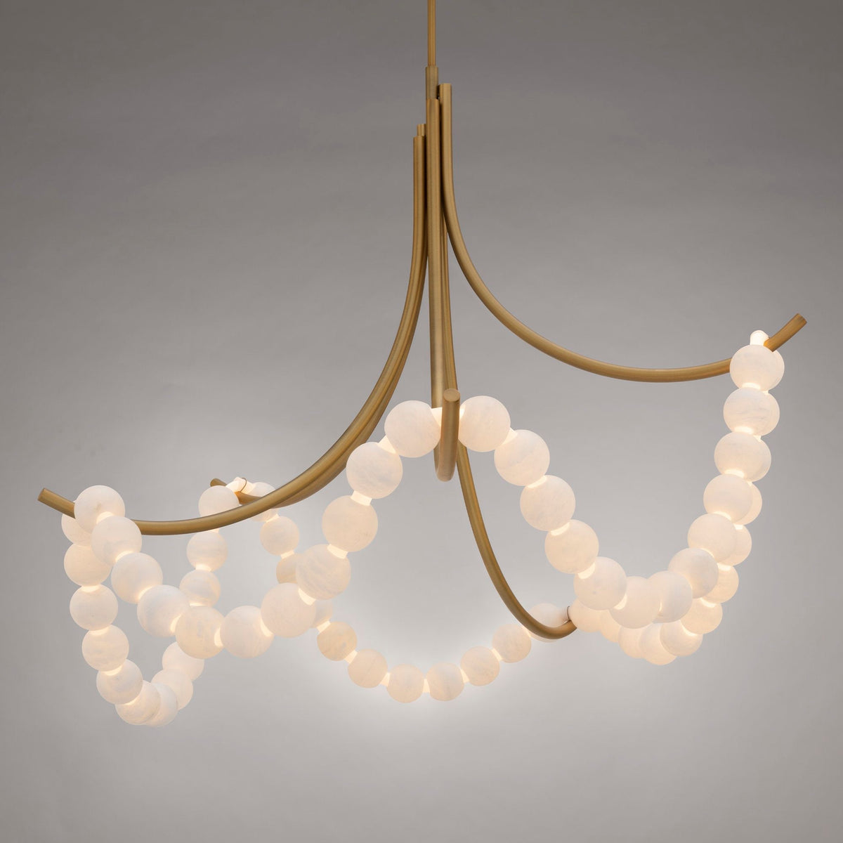 Candeeiro de lustre em alabastro Parel