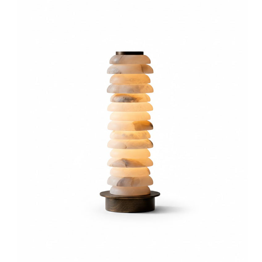 Albuira bordslampa i alabaster