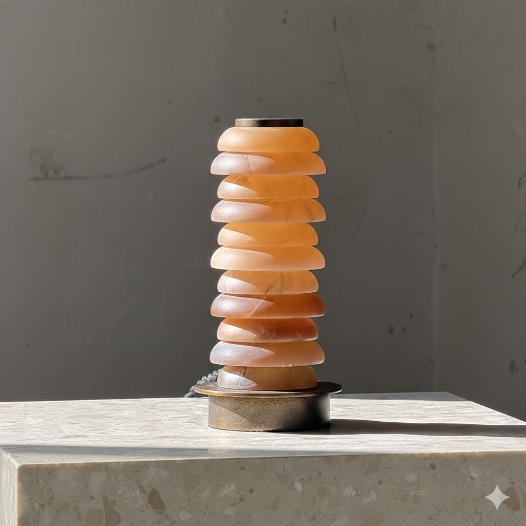 Albuira bordslampa i alabaster