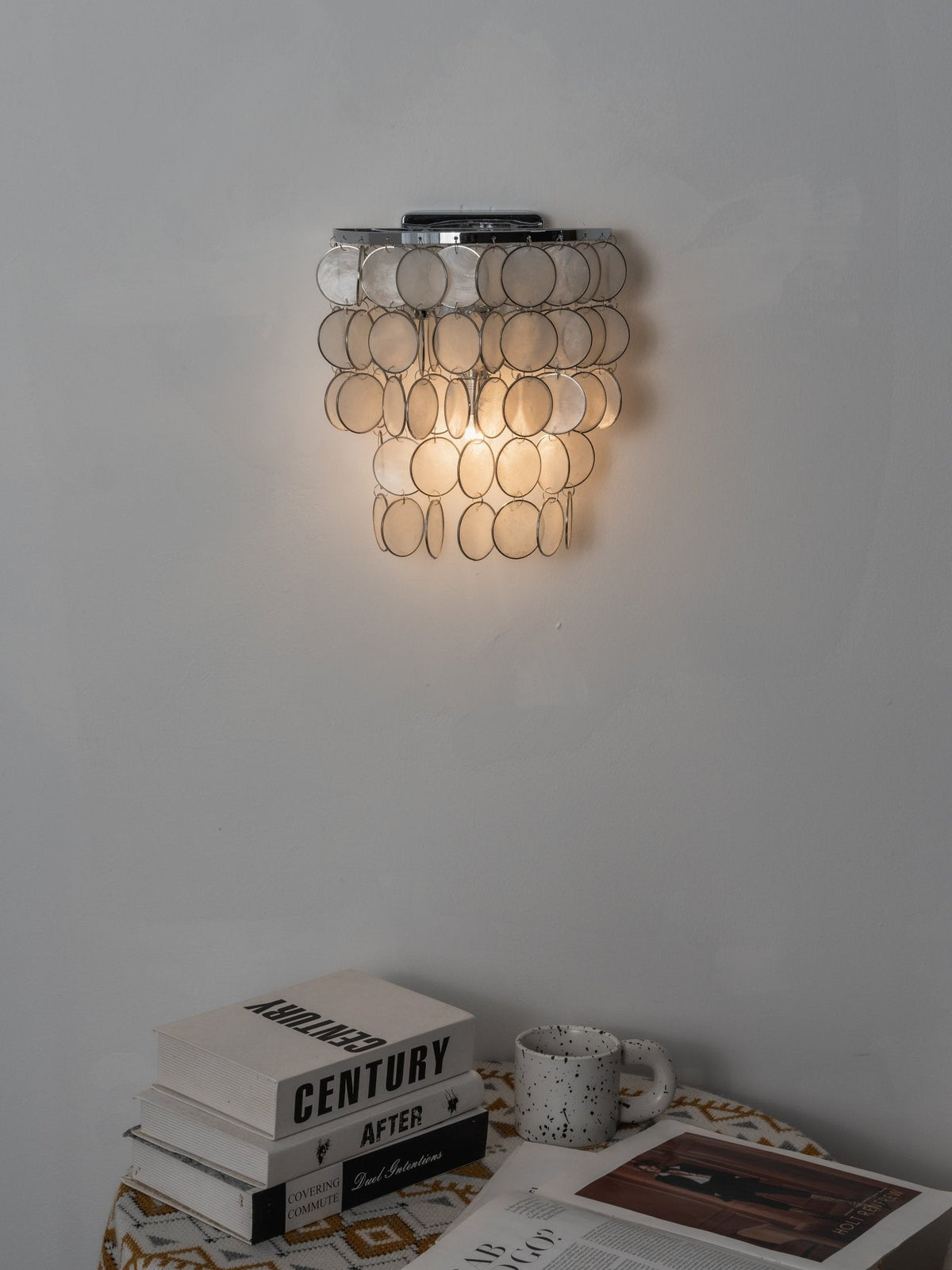Nacivaine Pearl Shell-vägglampa