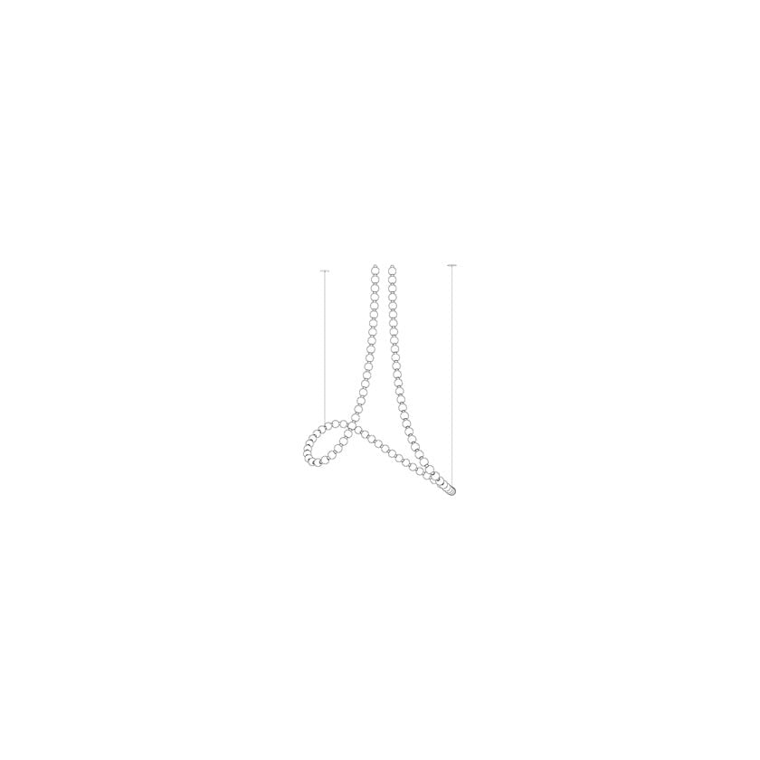 Pearl Symphony Grand Cascade-lysekrone, kan tilpasses