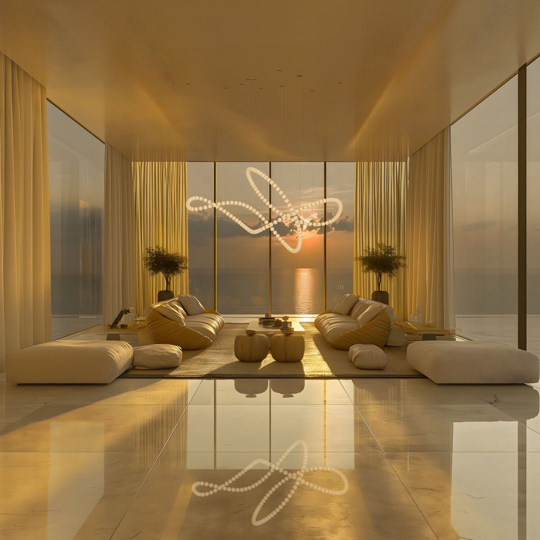 Pearl Symphony Grand Cascade-lysekrone, kan tilpasses
