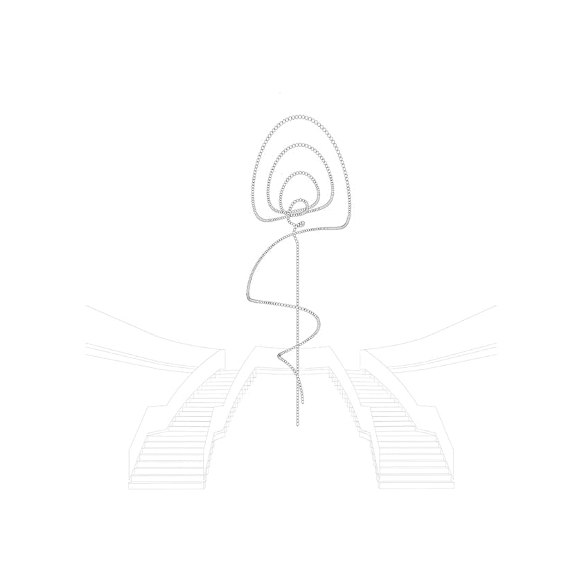Pearl Symphony Grand Cascade-lysekrone, kan tilpasses