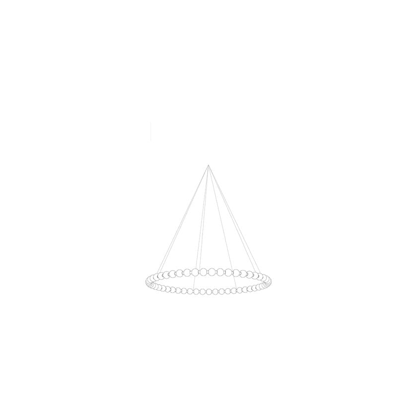 Pearl Symphony Grand Cascade-lysekrone, kan tilpasses