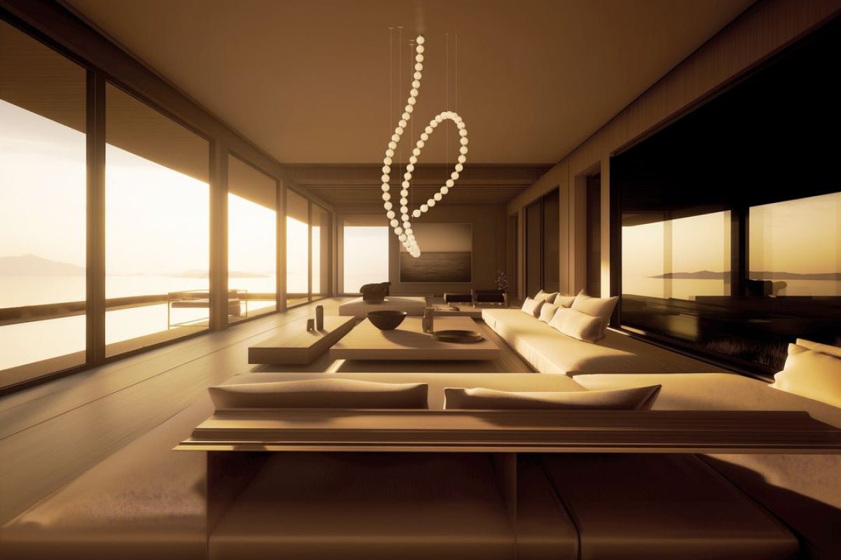 Pearl Symphony Grand Cascade-lysekrone, kan tilpasses