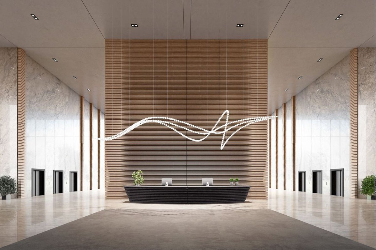 Pearl Symphony Grand Cascade-lysekrone, kan tilpasses