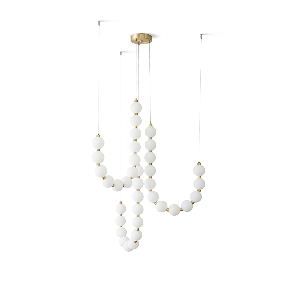 Modern minimalistisk akrylkrona med ädelstensdesign