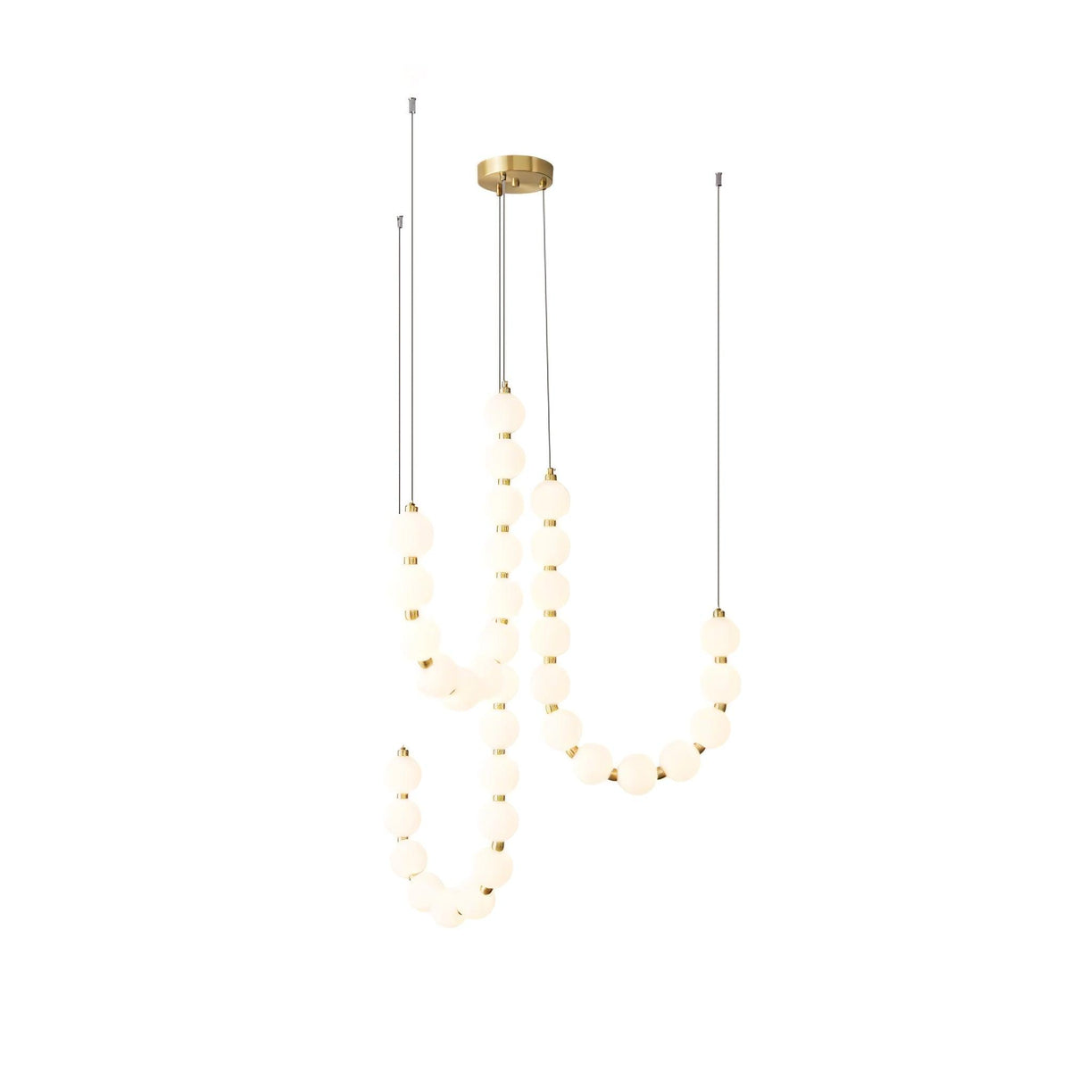 Modern minimalistisk akrylkrona med ädelstensdesign