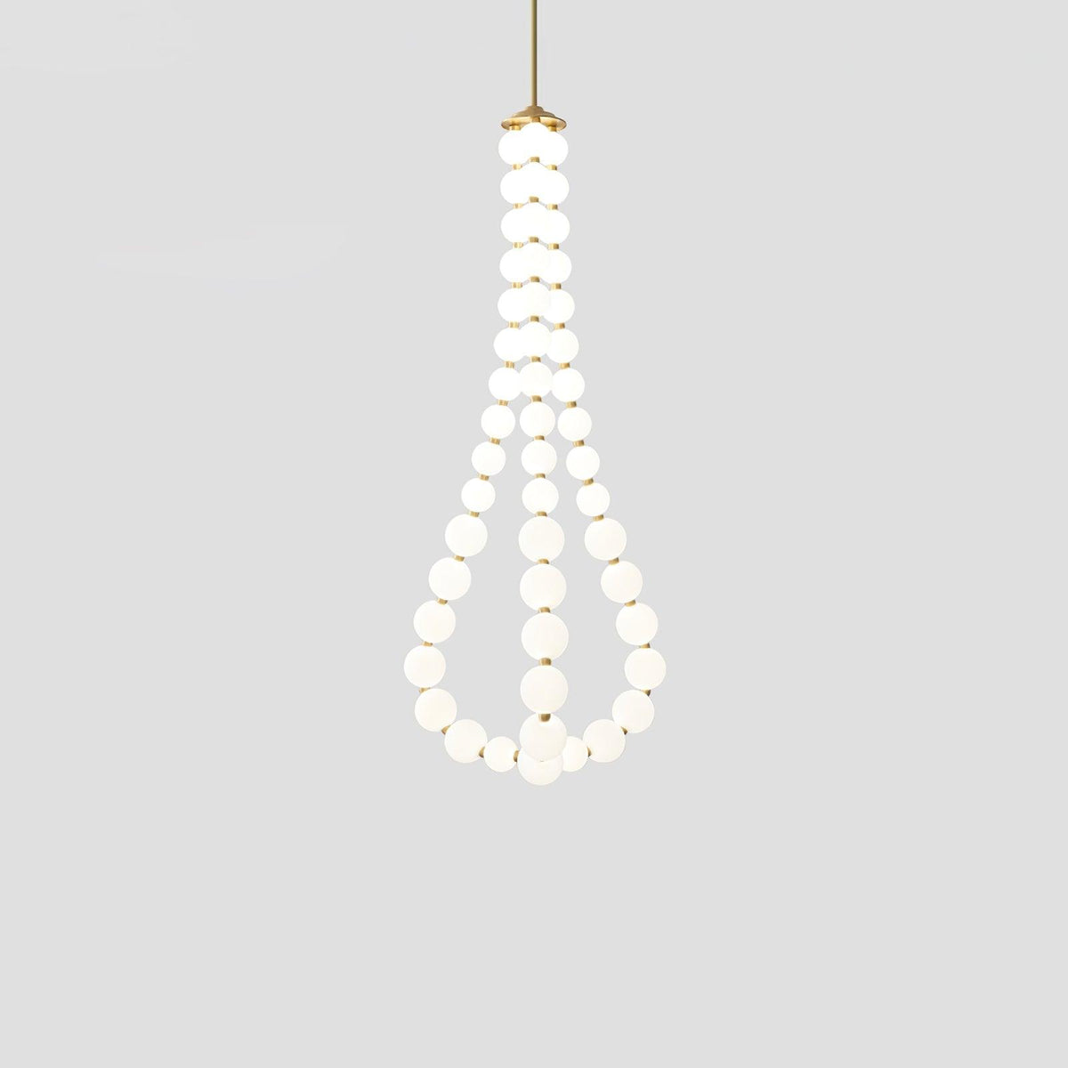 Modern minimalistisk akrylkrona med ädelstensdesign