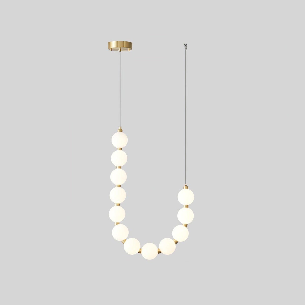 Modern minimalistisk akrylkrona med ädelstensdesign
