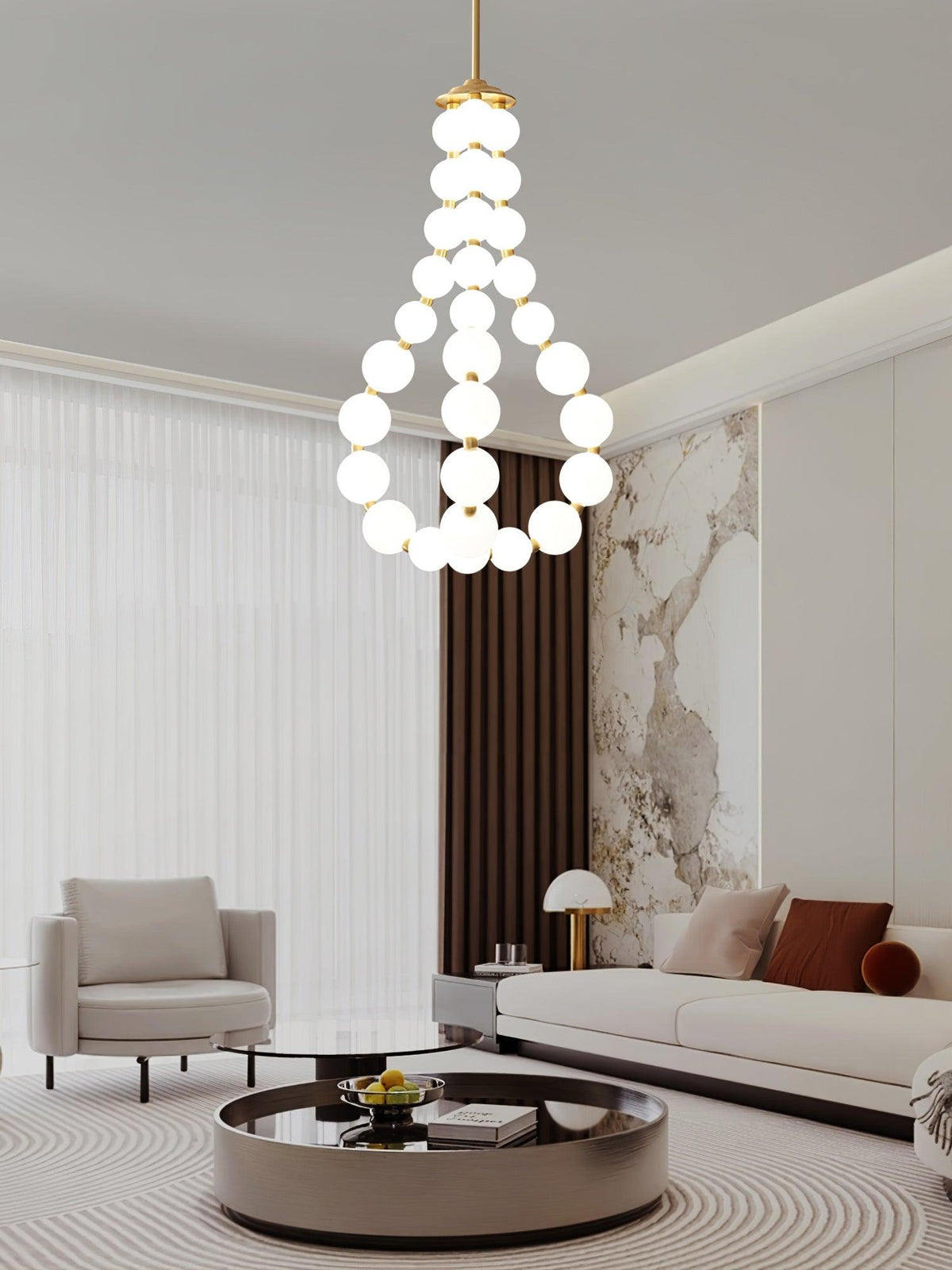 Modern minimalistisk akrylkrona med ädelstensdesign
