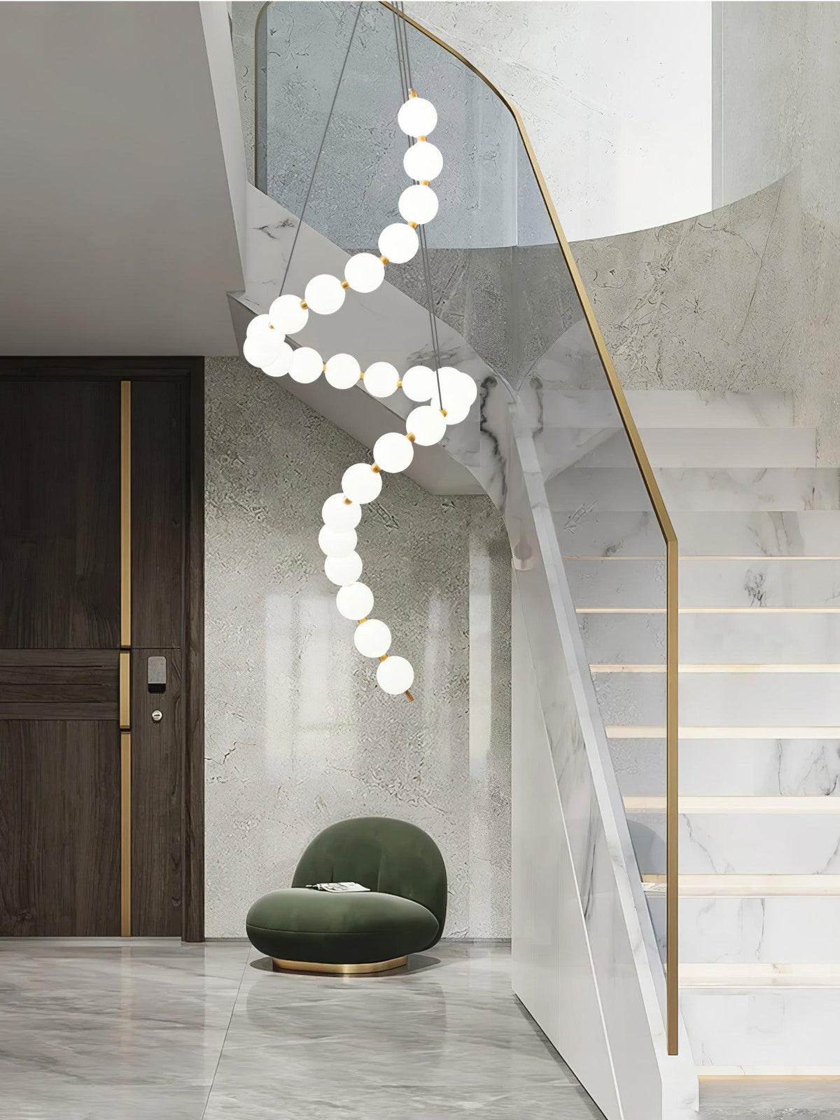 Modern minimalistisk akrylkrona med ädelstensdesign