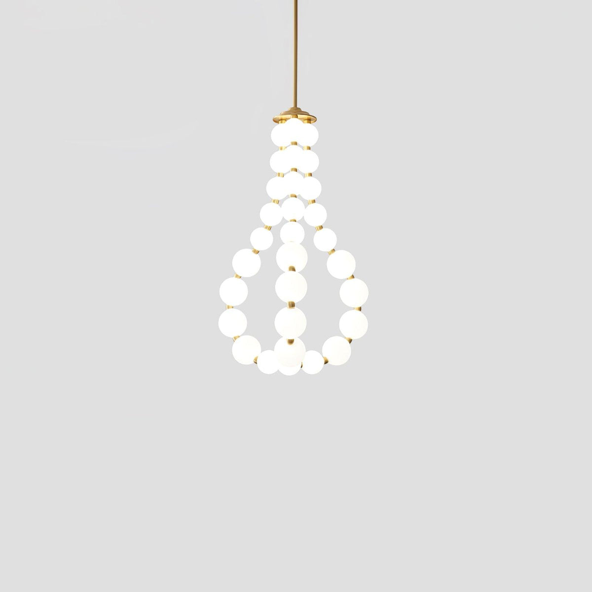 Modern minimalistisk akrylkrona med ädelstensdesign