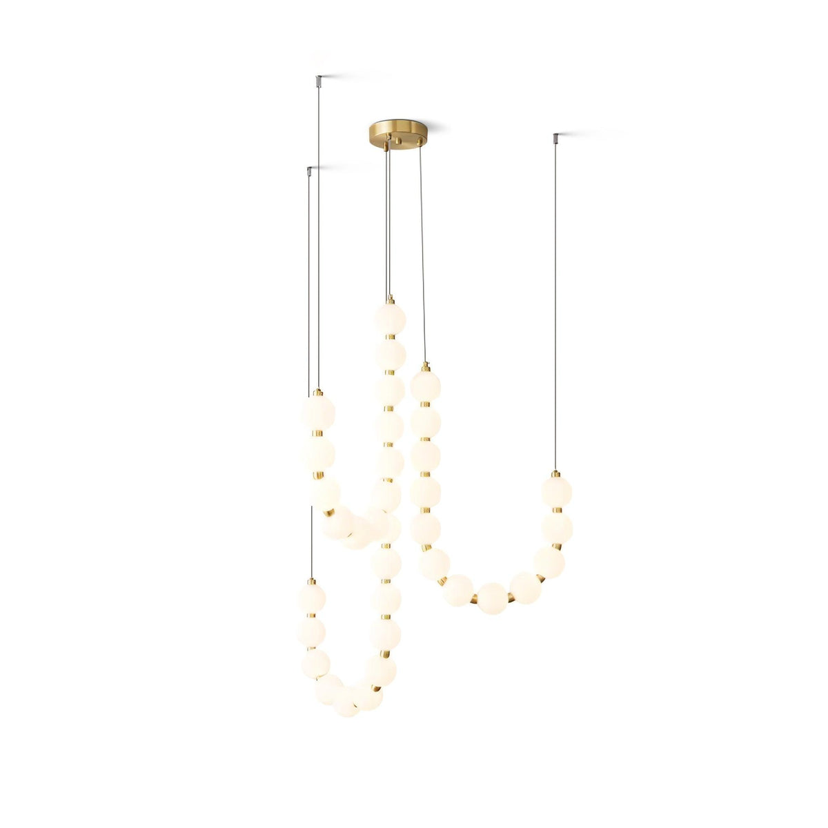 Modern minimalistisk akrylkrona med ädelstensdesign